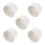 5pcs white ceramic baking bowls heat resistant dessert cups kitchen 1