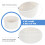 5pcs white ceramic baking bowls heat resistant dessert cups kitchen 7