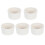 5pcs white ceramic baking bowls heat resistant dessert cups kitchen 5