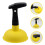 2 pcs handheld toilet plunger for kitchen sink drain unclogging 5