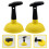2 pcs handheld toilet plunger for kitchen sink drain unclogging 3