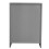 Modern Gray Bedside Table with 3 Drawers 9