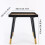 (Black) Create a cozy nook with the Solid Rattan Side Table, a testament to craftsmanship 1