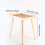 (Log Color) Create a cozy nook with the Solid Rattan Side Table, a testament to craftsmanship 1