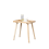 (Log Color) Create a cozy nook with the Solid Rattan Side Table, a testament to craftsmanship 2
