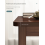 Black Walnut Side Table - Solid Wood Legs and Thickened Panel 5