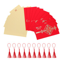 10pcs chinese style wedding invitations lovely paper cards