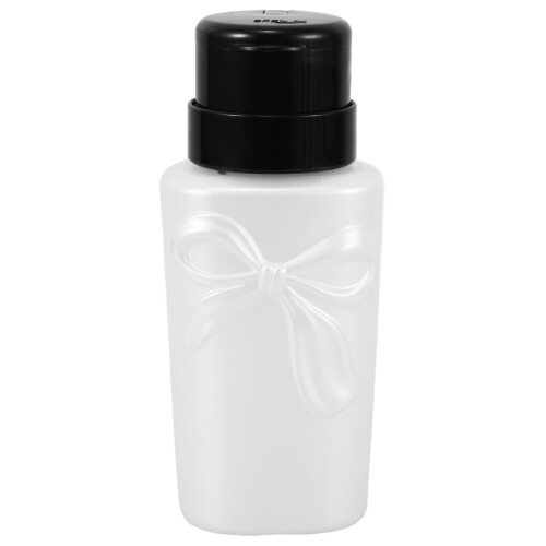 empty flip-top bottle for nail polish remover liquid dispenser