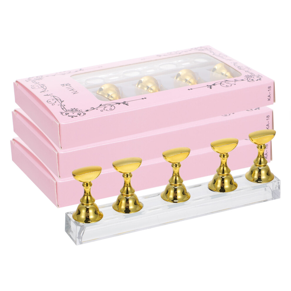 Totority 20Pcs Plastic Nail Display Stands For Nail Tip Practice And Diy Art