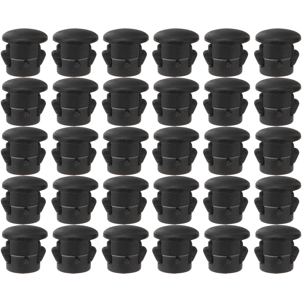 300Pcs Plastic Locking Hole Plugs Round Furniture Insert 3302210838693