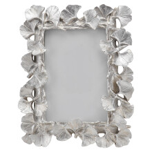 6 inch european style resin hanging photo frame for desk use silver