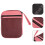 1Polyester Horlogeband Opbergtas Roze Bewaarvak 3
