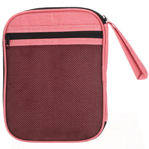 1Polyester Horlogeband Opbergtas Roze Bewaarvak 1