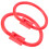 2pcs plastic cattle nose rings with plier for livestock 11