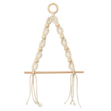 1Stk Praktischer Toilettenrollenhalter Aus Baumwollseil Und Holz