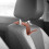 2St Back Seat Hooks Metalen Auto Organizer Bruin Leer 4