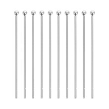10Pièces Aiguilles DIY En Argent Pour Fait Main Argenté