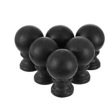 10St Zwarte Tafellamp Finial Balvormige Lamp Accessoires