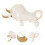 1 legering broche borstspeld kledingaccessoire 5