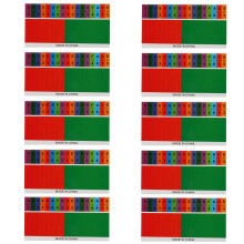 10Pièces Stickers Échelle Kalimba Colorés En PP Pour Piano À Doigts