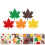 20 ahornblatt-papier-ausschnitte herbstdekoration danksagungsbaum 9