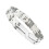 stainless steel x-shaped bracelet for men, adjustable 8
