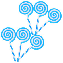 6 pcs fake lollipop props for party wedding carnival decorations