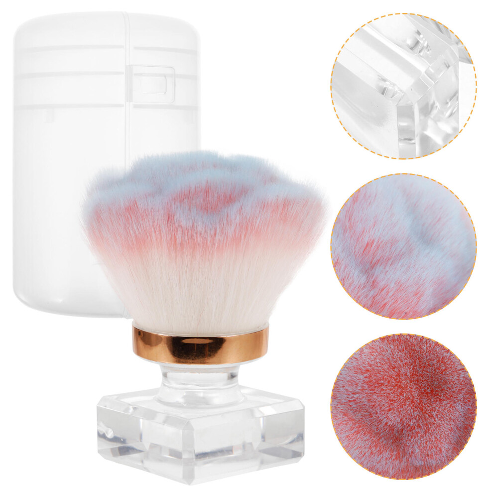 Aboofan Nail Cleaning Brush For Manicure Pedicure Portable Powder Tool