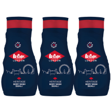 3 x 350ml Lee Cooper Body Wash - Heritage