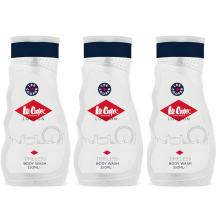3 x 350ml Lee Cooper Body Wash - Timeless