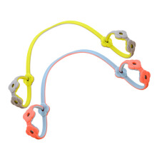2pcs silicone pacifier clips with safety straps, anti-lost chains