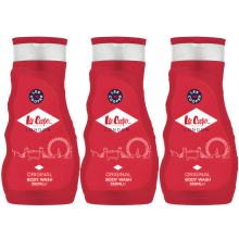3 x 350ml Lee Cooper Body Wash - Original