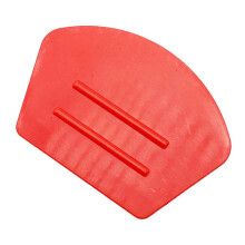 2pcs car window film ultrathin plastic felt squeegee tool red