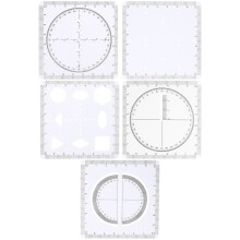 math functions stencil set plastic measuring ruler for drafting