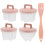4Pcs Egg Steamer Pink Microwave Safe Steamed Egg Cup Material 6