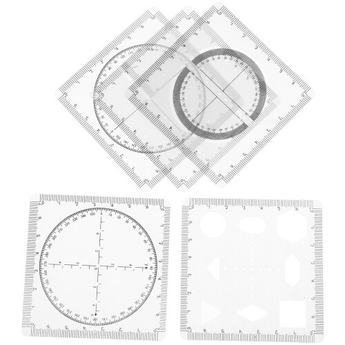 math functions stencil set plastic measuring ruler for drafting 2