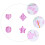 4pcs manicure embossed molds frame bending diy nail art tools 8