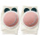 1 pair breathable kids knee pads, peach pattern, high elastic comfort 2