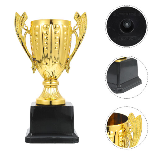 1pc Premium Plastic Awards Trophy Performance Trophy Party Game Trophy 2