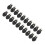 20 Sets Leder-D-Ringe für Geldbörsen, echtes 3