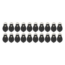 20 Sets Leder-D-Ringe für Geldbörsen, echtes