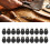 20 Sets Leder-D-Ringe für Geldbörsen, echtes 11