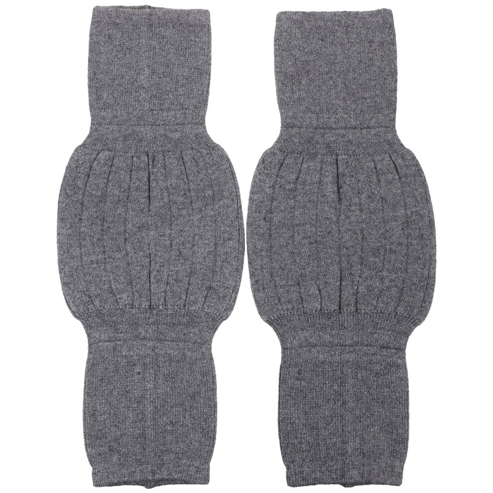 2 pcs warm breathable knee pads for protection (grey)-image-OPC-PKRW65W-NEW