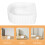 2pcs transparent shell nail soaking bowl for home and salon use 7
