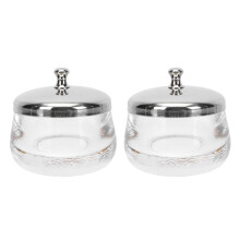 2pcs glass nail polish remover cups for and nail art