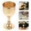 brass altar cup pentagram holy water wine baptism multi-use cup 3