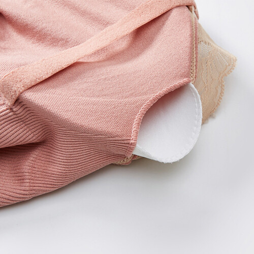 wireless lace bra for breastfeeding, full coverage, xl pink 1