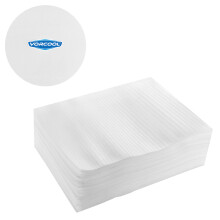 100 pcs epe coated pearl cotton bags 25x30cm shockproof pouches white