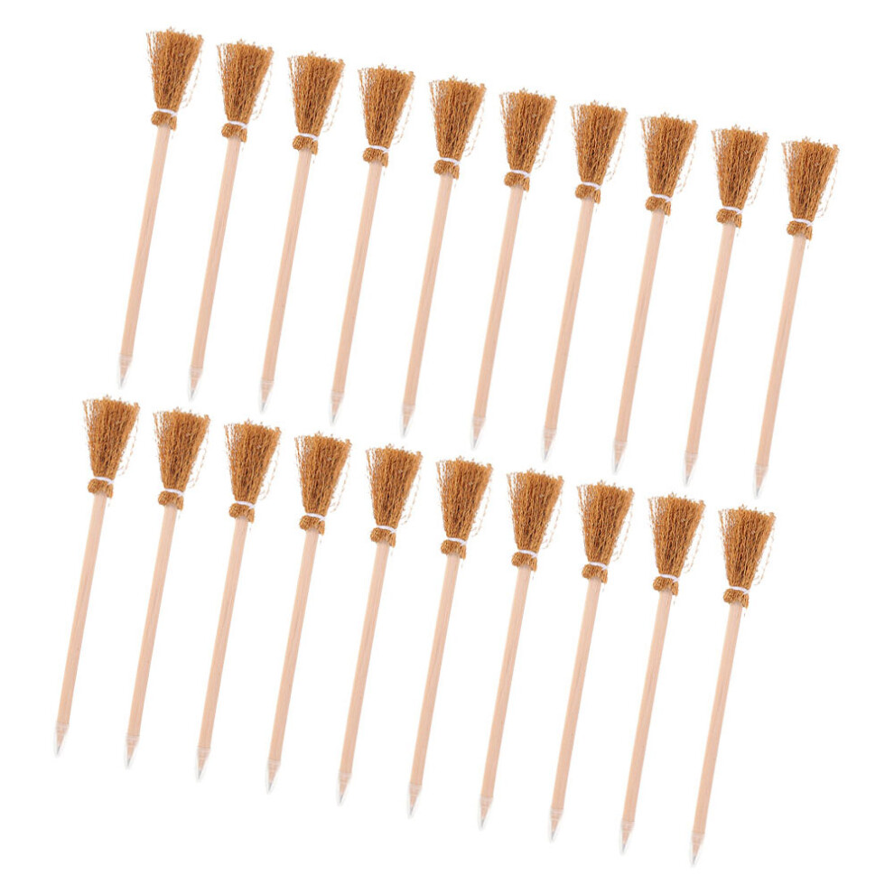 halloween witch broomstick pencils 20pcs wand writing pencil favors-image-OPC-PKRW6HC-NEW