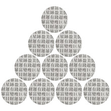 100pcs round leakproof coffee cup sealing paper film accessories